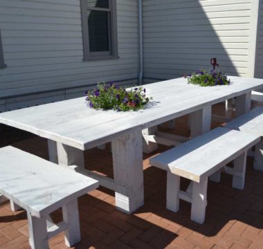 Backyard family table